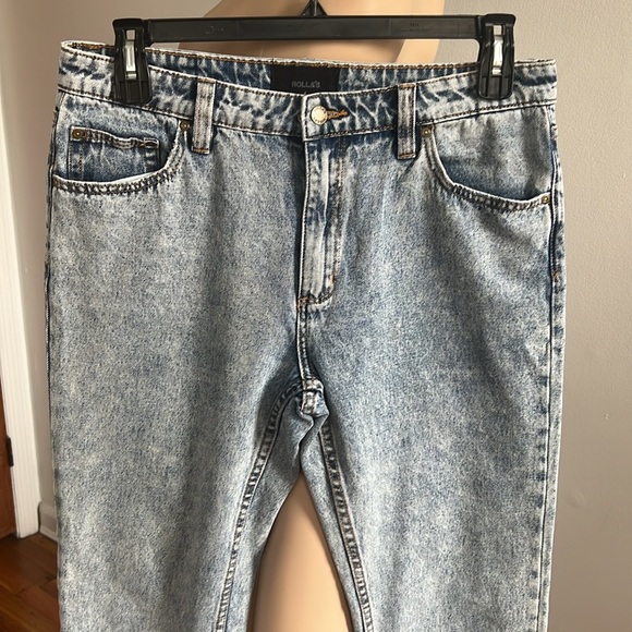 ROLLAS RELAXO CHOP BOGAN BLUE PANT Jeans Size 32 - Picture 4 of 13